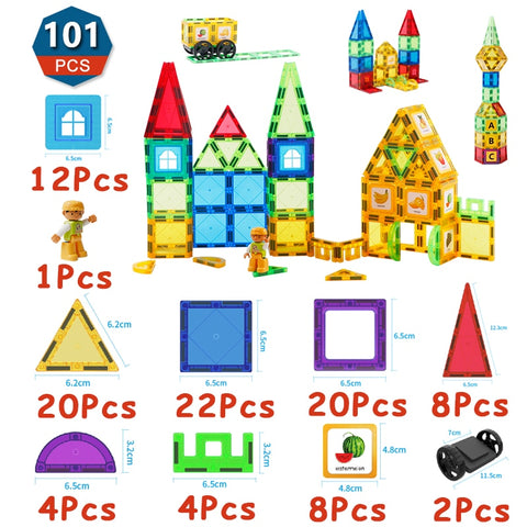 1Set Magnetic Designer Construction Set