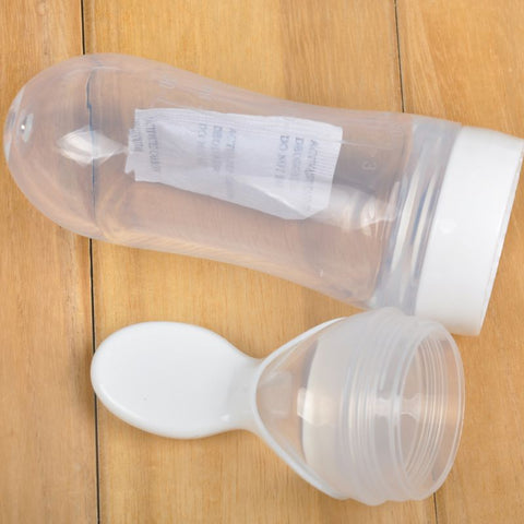 Baby Squeezing Feeding Spoon