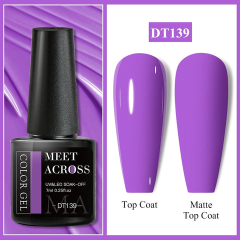 7ml 140 Colors Nail Gel Polish