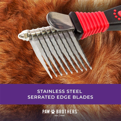 Pet Dematting Fur Rake Comb