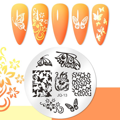 1PC Striped Line Stamping Plates