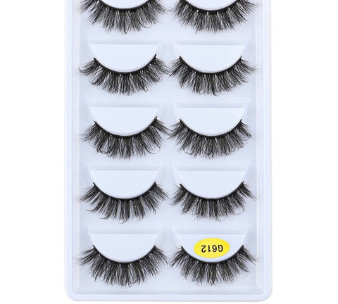 YSDO 3/5/10 Pairs Natural Half Eyelash