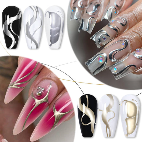 5ml Metallic Painting Liner Gel Polish