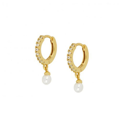 925 Sterling Silver Pearls Earrings