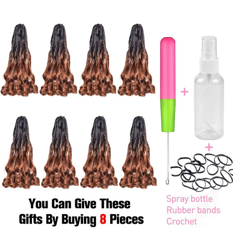 New French Curls Braiding Hair