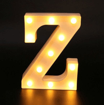 New Alphabet Letter LED Lights
