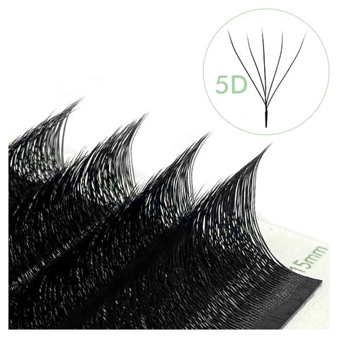 New W-Shaped 4D 5D Volume Eyelash
