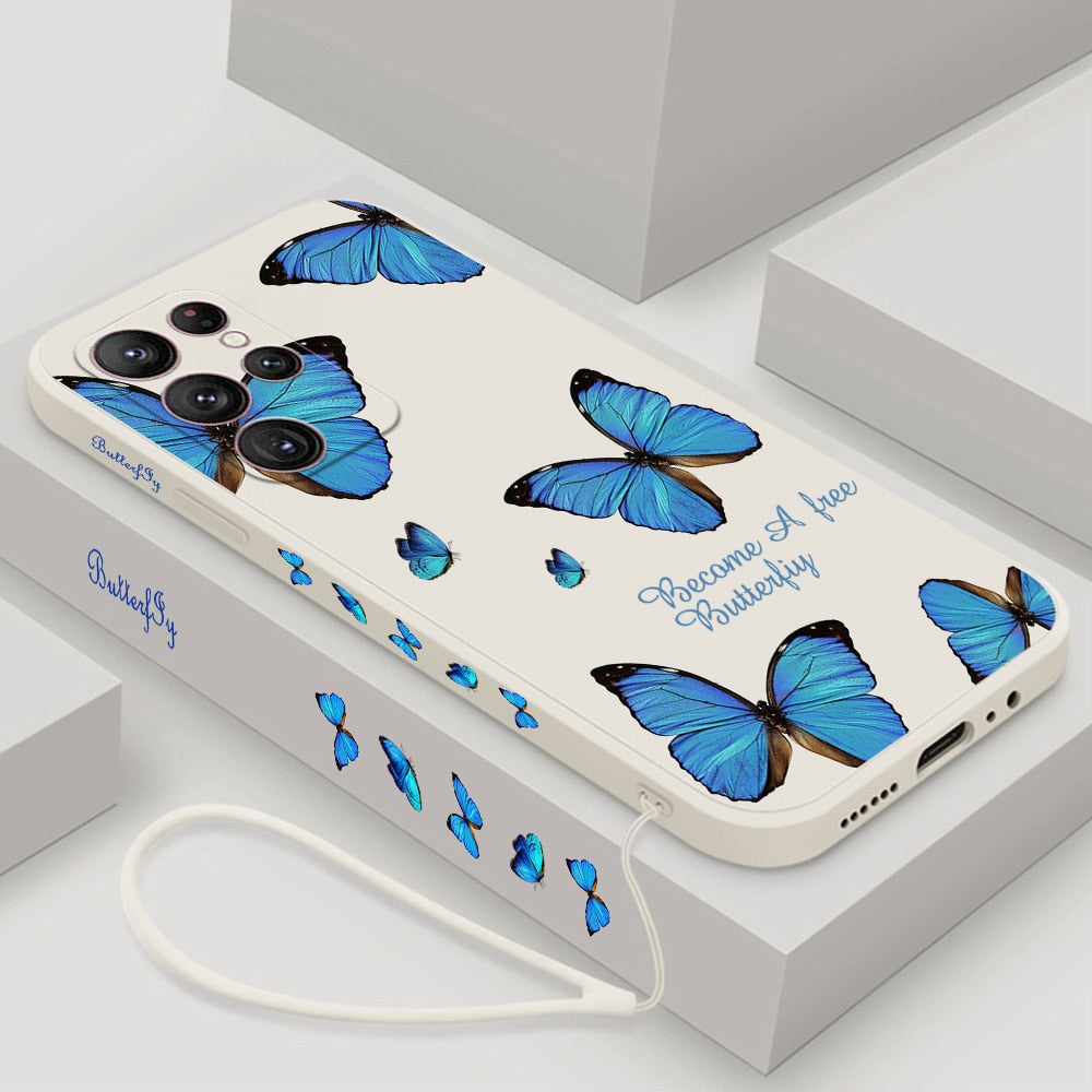 New Butterfly Flower Case