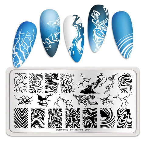 New 12*6cm Nail Art Templates