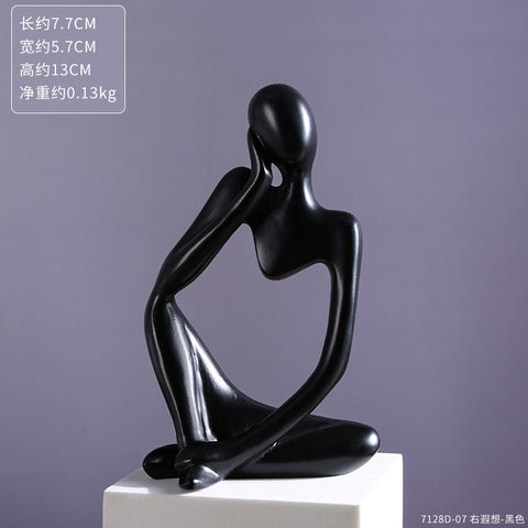New Resin Statues Floating Coffee Cup Art