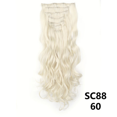 New Long Straight Natural 16 Clip