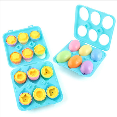 6PCS Color Shape Recognition Toddler Educational Toys
