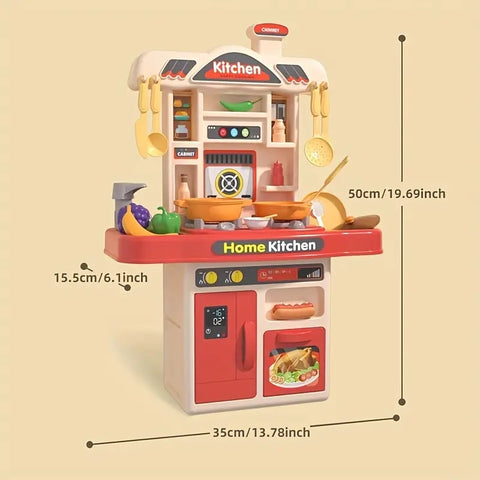 Realistic Pretend Play Cooking Toy for Kids, Chef Play set
