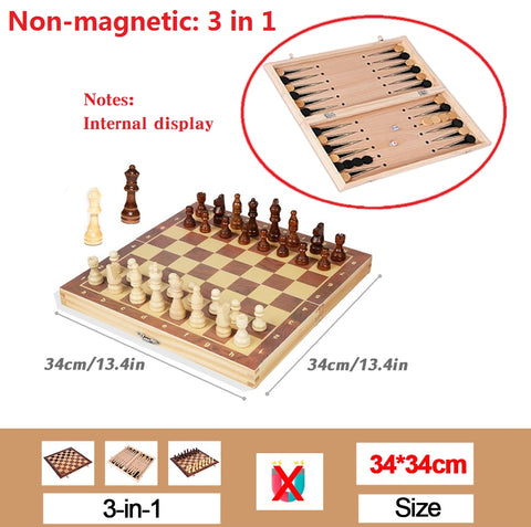 New Wooden Chess Set