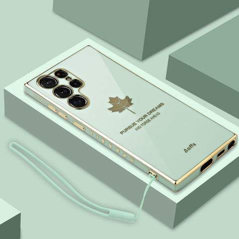 New Electroplated Maple Leaf Case