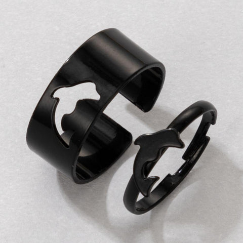 1/2 Pcs Couple Ring Fashion Women Men