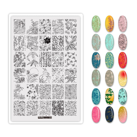 1Pcs Alphanumeric Nail Art