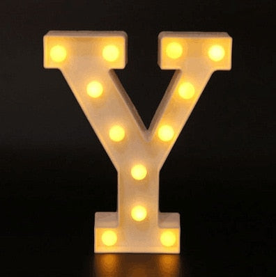 New Alphabet Letter LED Lights