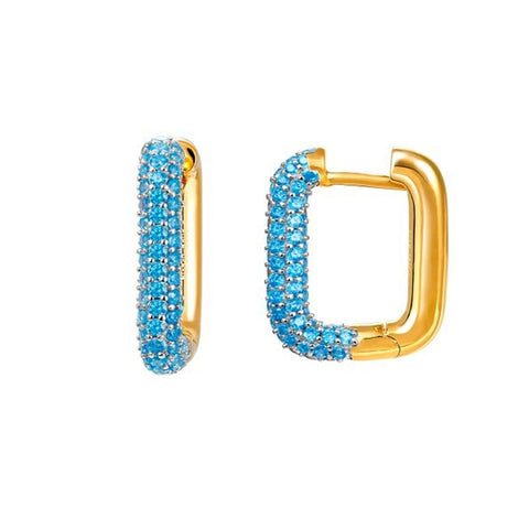 New Women Hoop Dangle Earrings