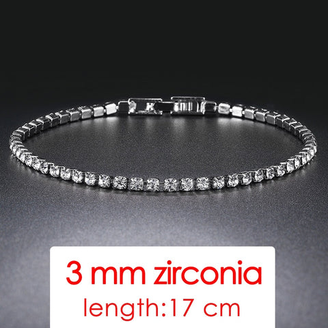 Women Fashion Small Cubic Zircon Crystal Bracelets