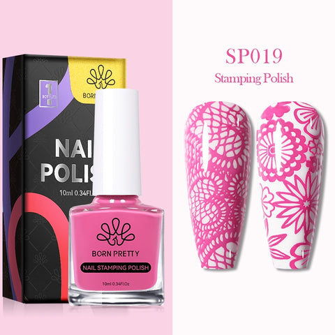 10ml 25 Colors Nail Stamping Polish
