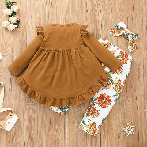 Baby Girls Flower Clothing Sets
