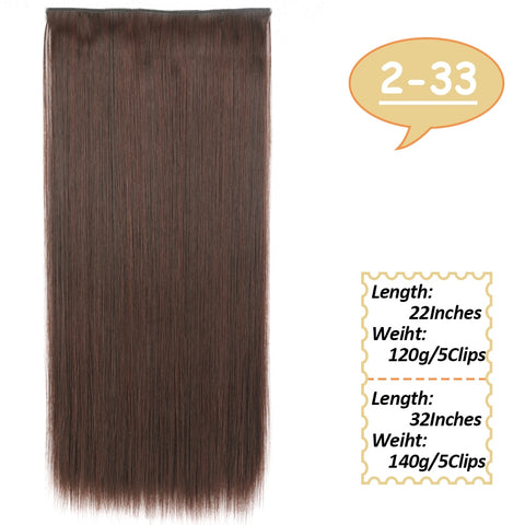 22Inch/32Inch Clip On Hair Extensions