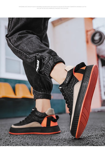 Men Chunky Sneakers Fashion Light Non-slip
