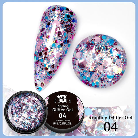 New Chameleon Flake Gel Nail Polish