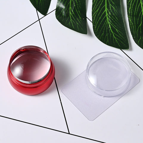 4cm(1 Set) Round Jelly Transfer Painting Stamper