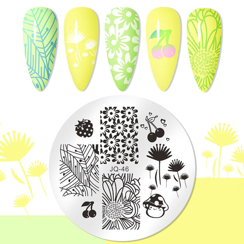 1PC Striped Line Stamping Plates