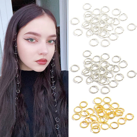 5-50Pcs/lot Mix Color Charms Hair Braid