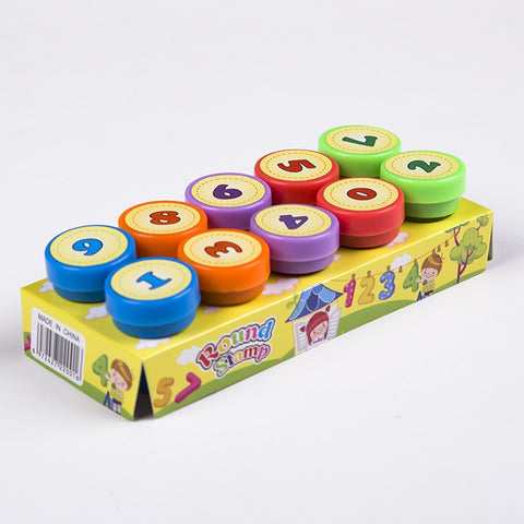 10pcs Self-ink Stamps Children Toy