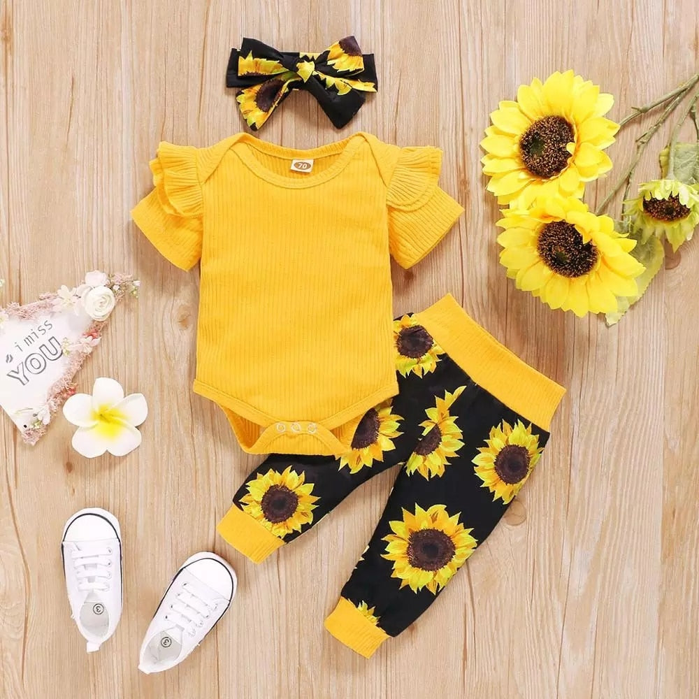 Newborn Infant Autumn 3Pcs Set