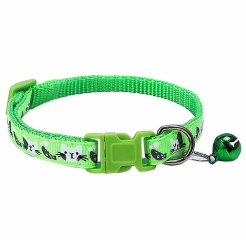 New Cat Colorful Pattern Cute Bell