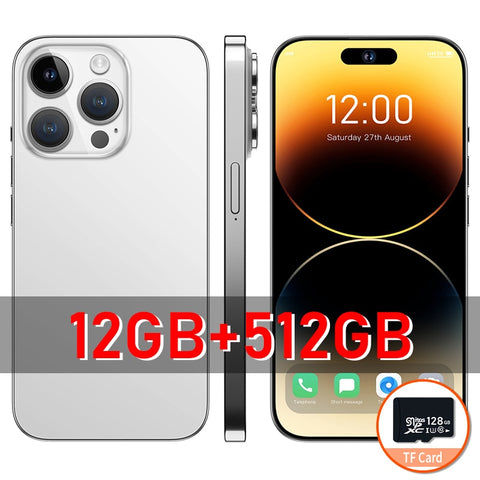 i14 Pro Max 5G Cellphones Full Screen 4G Smartphones