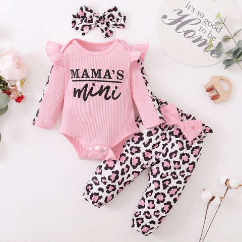 3Pcs Baby Girl Clothes Set