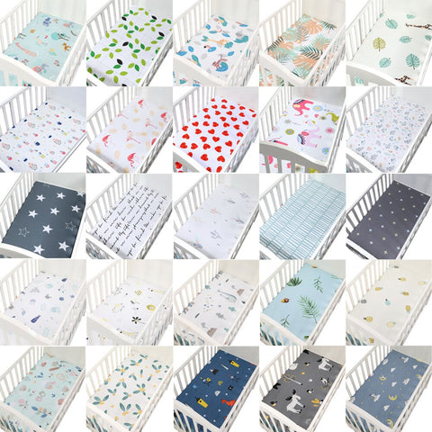 Newborn Baby Microfabric Crib Fitted Bedding