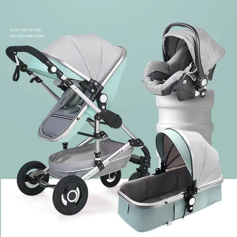 Baby stroller 3 in 1 with car seat
