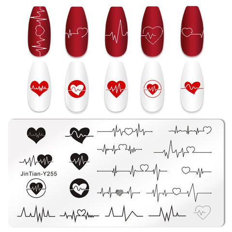 New Nails Art Stencil Stamp Tools