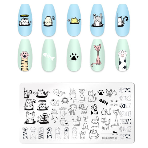 New Nails Art Stencil Stamp Tools