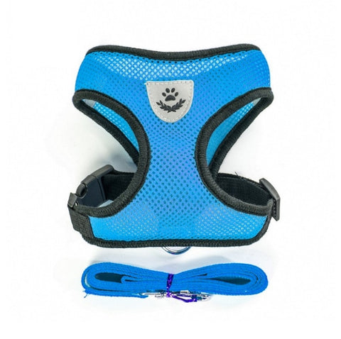 Adjustable Cat Dog Harness Leash