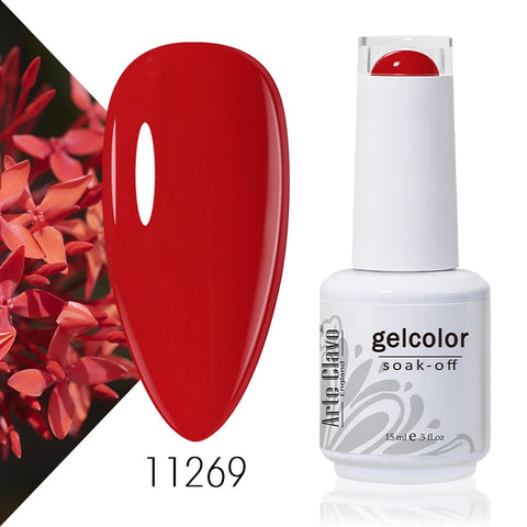 15ml Rose Red Color Series Gel Nail Polish