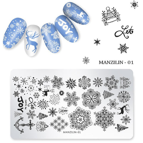 New Nails Art Stencil Stamp Tools