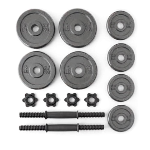Adjustable Cast Iron Dumbbell Set