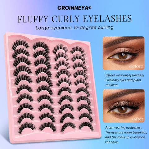 3D False Russian  Eyelashes