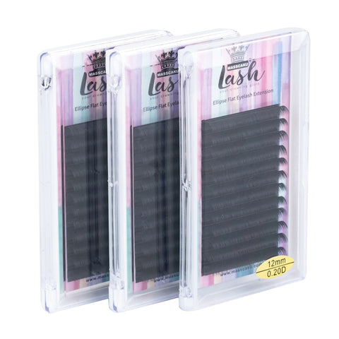 New flat lashes soft Split-tips fake eyelash