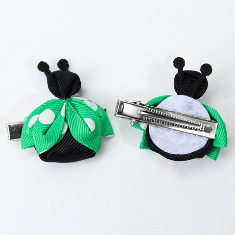 Kawaii Ladybug Hair Clips