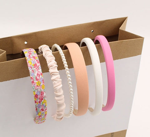 3/6/8PCS Set Fashion Women Cloth Hair Bands