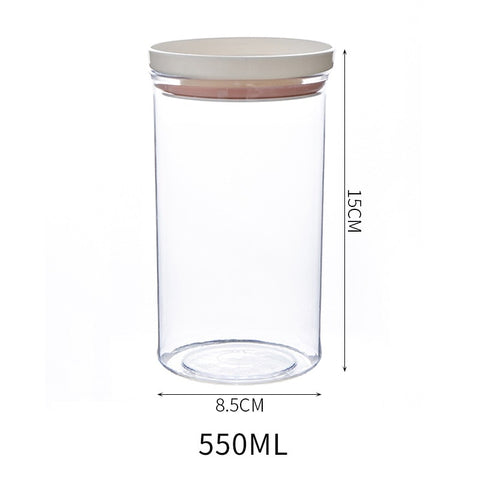 2 Different Color Sealed Ring Bottles Kitchen Storage Box